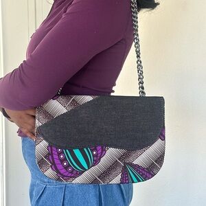 Handmade Africa Ankara Shoulder Bag